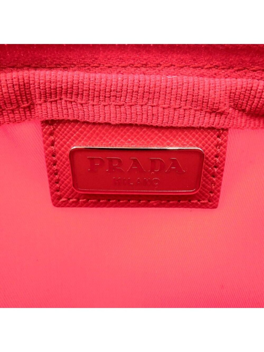 Prada Vera Nylon Pouch - Picture 7 of 9